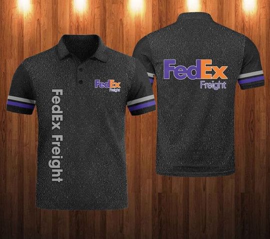FedEx Polo Shirt, FedEx Ground 3D Printed Polo Shirt