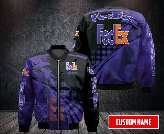 Personalized FedEx Bomber Jacket, FedEx Ground Jacket