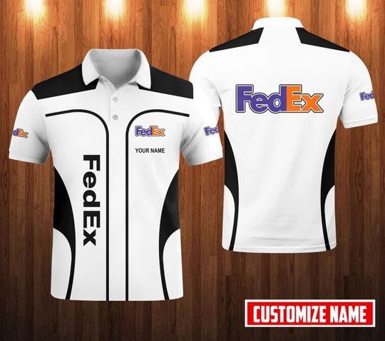 Discover Personalized FedEx Polo Shirt, FedEx Ground 3D Printed Polo Shirt
