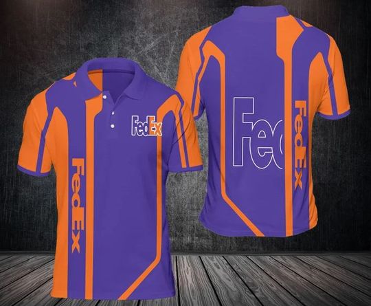 Discover FedEx Polo Shirt, FedEx Ground 3D Printed Polo Shirt