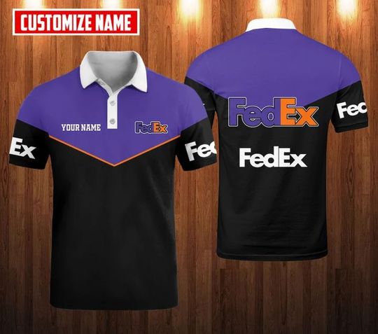 Discover Personalized FedEx Polo Shirt, FedEx Ground 3D Printed Polo Shirt