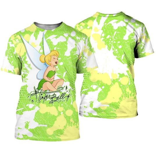 Tinker Bell Disney Shirt, Disney 3D Printed Shirt