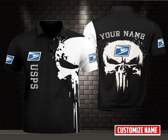 Discover Personalized Postal Service Polo Shirt, United SPS 3D Printed Polo Shirt
