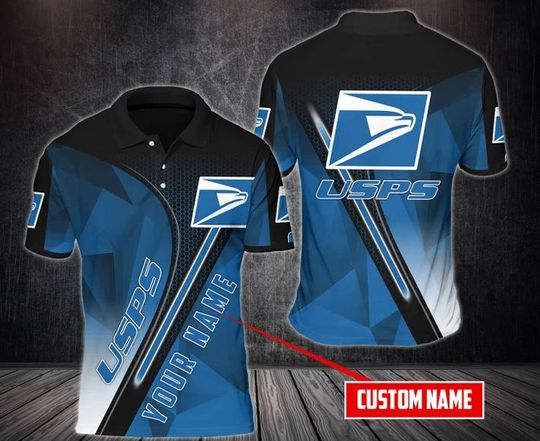 Discover Personalized Postal Service Polo Shirt, United SPS 3D Printed Polo Shirt