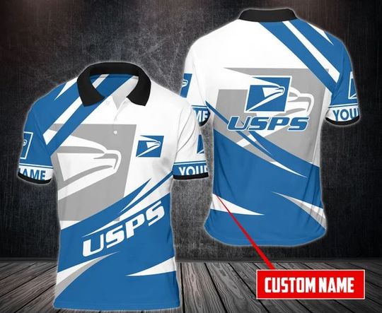 Discover Personalized Postal Service Polo Shirt, United SPS 3D Printed Polo Shirt