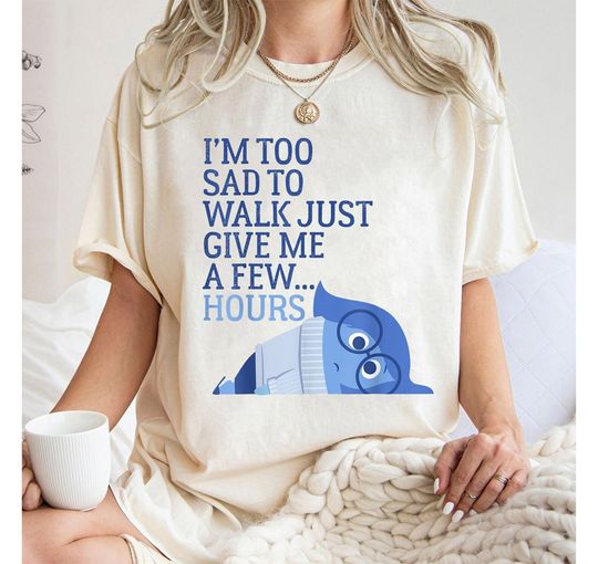 Discover Lovely Sadness Inside Out Shirt, Disney Sadness Shirt