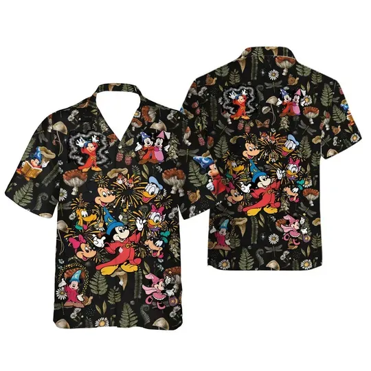 Mickey Mouse Hawaiian Shirts Summer Beach Shirts
