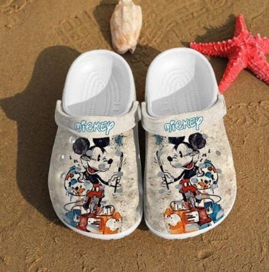 Discover Mickey Clogs, Mickey Mouse Shoes, Mickey Summer Shoes, Funny Mickey Shoes