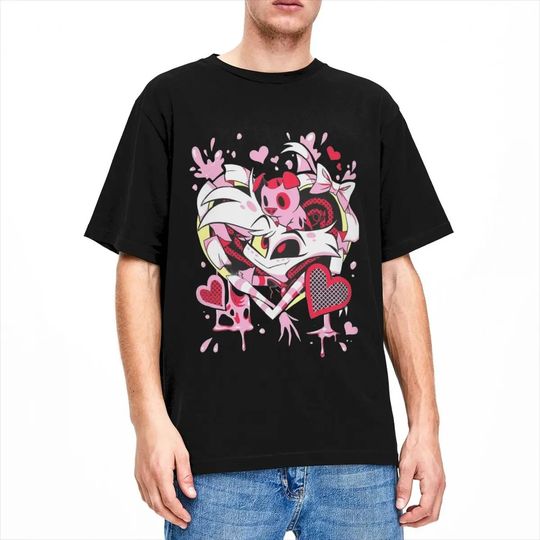 Discover Hazbin Hotels Angel Dust Heart Shirt
