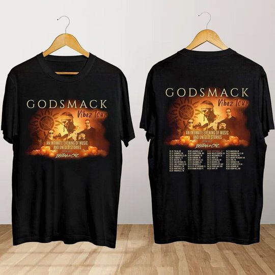 Discover Godsmack The Vibez Tour 2024 T-Shirt, Godsmack 2024 T-Shirt