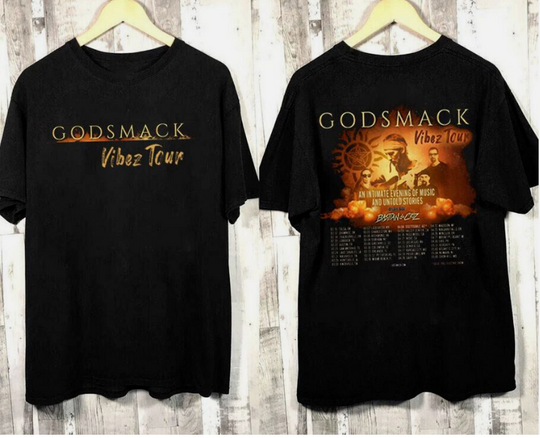 Discover Godsmack The Vibez Tour 2024 Shirt, Godsmack 2024 Concert Shirt