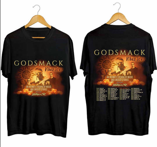 Godsmack Vibez 2024 North American Tour T-Shirt