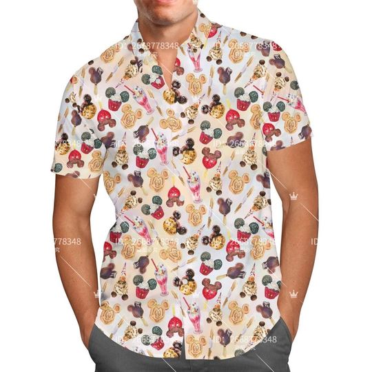 Discover Mickey Snacks Hawaiian shirt Disney Mickey Hawaiian Shirt