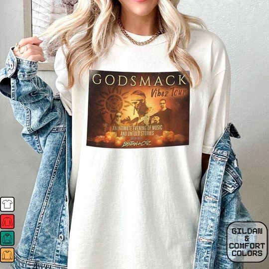 Godsmack Vibez Tour 2024 T-Shirt, Godsmack Vibez 2024 North American Tour Shirt