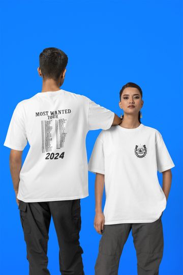 Discover Most Wanted Tour Shirt, Bad Bunny 2024 Shirt, Bad Bunny Shirt, Cowboy Bad Bunny Shirt