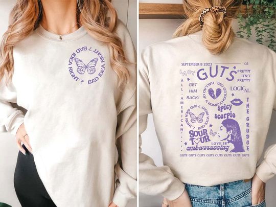 Guts Olivia Rodrigo Track List Shirt, Olivia Rodrigo Album Guts Shirt