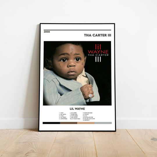 Lil Wayne Poster, Lil Wayne Concert Poster, Retro Music Poster