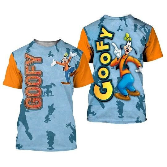 Goofy Disney Shirt, Disney 3D Printed Shirt