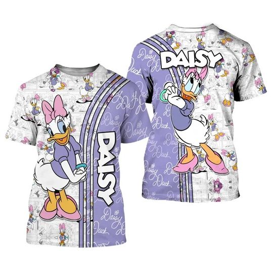 Daisy Duck Disney Shirt, Disney 3D Printed Shirt