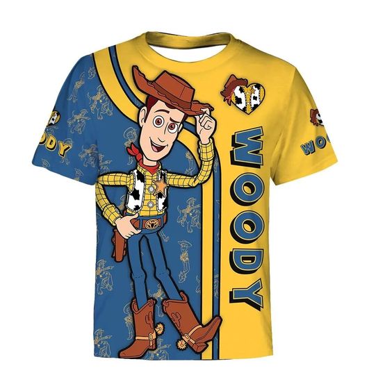 Discover Toy Story Woody Disney Shirt, Disney 3D Printed Shirt