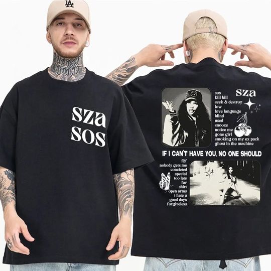 Discover Singer SZA Music Album SOS Graphic T Shirts
