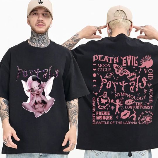 Singer Melanie Martinez Portals Album Print T-shirt