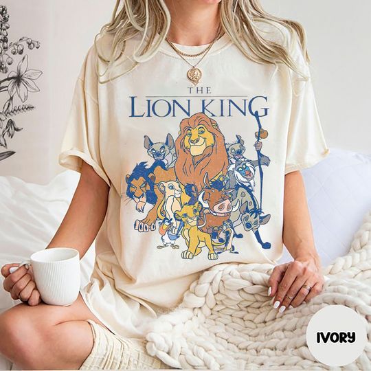 Color Vintage Disney The Lion King Shirt, Disney Animal Kingdom Shirt
