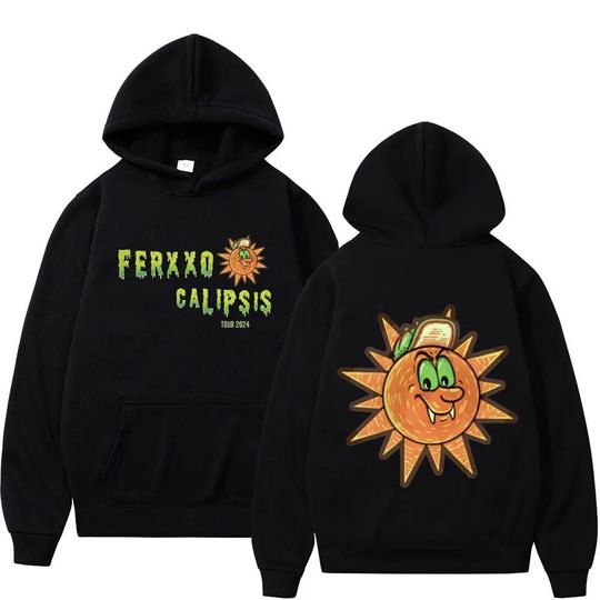 Discover 2024 Rapper Feid Ferxxocalipsis Tour Print Hoodie Men Women Fashion Y2k Style Hooded Sweatshirts Hip Hop Trend Vintage Pullovers