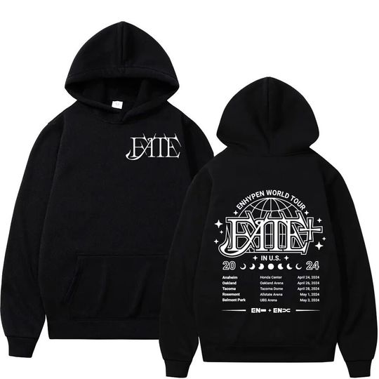 Enhypen World Tour 2024 Double Sided Print Hoodie