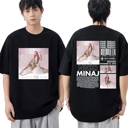 Discover Rapper Nicki Minaj Pink Friday New Album Tour Graphic T Shirts