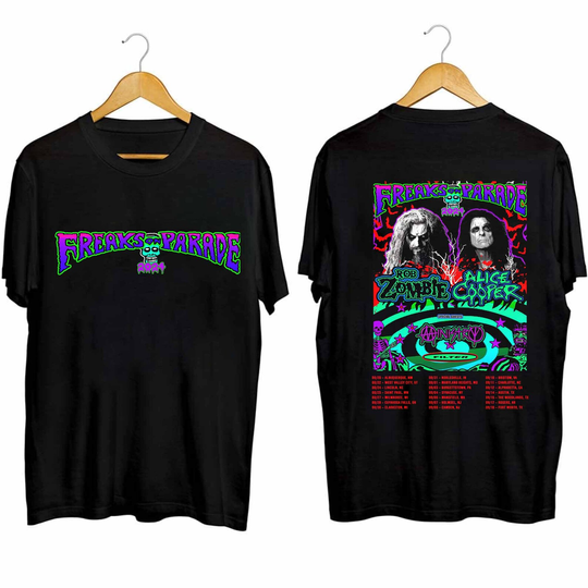 Rob Zombie and Alice Cooper’s 2024 Tour Shirt
