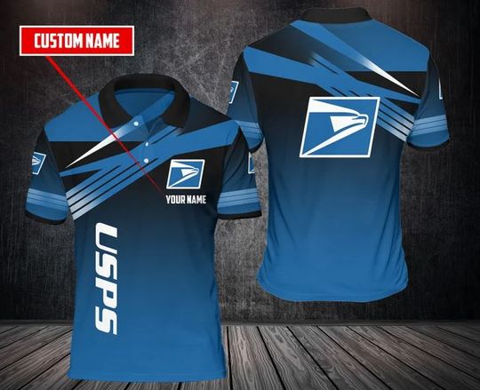 Discover Personalized Postal Service Polo Shirt, United SPS 3D Printed Polo Shirt