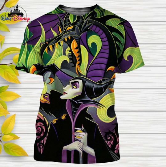 Discover Maleficent Villains Disney Shirt, Disney 3D Printed Shirt