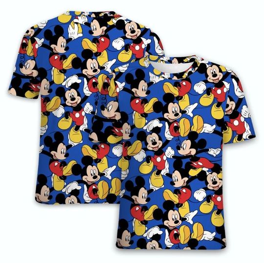 Discover Mickey Mouse Disney Shirt, Disney 3D Printed Shirt