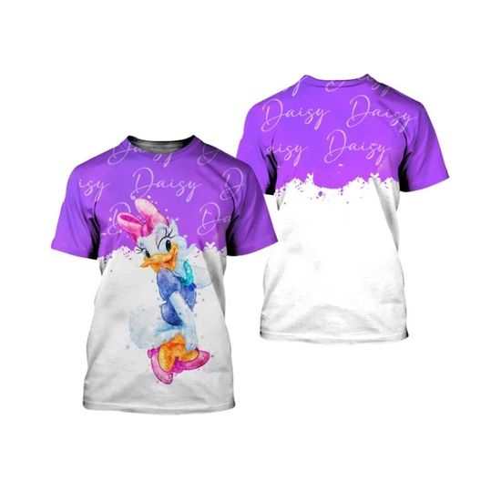 Daisy Duck Disney Shirt, Disney 3D Printed Shirt
