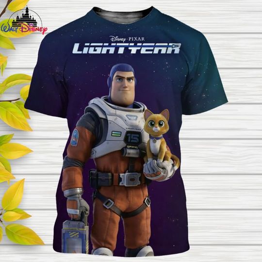 Toy Story Buzz Lightyear Disney Shirt, Disney 3D Printed Shirt