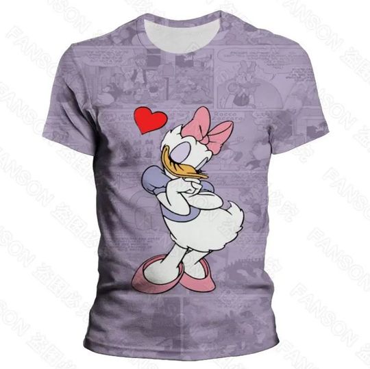 Daisy Duck Disney Shirt, Disney 3D Printed Shirt