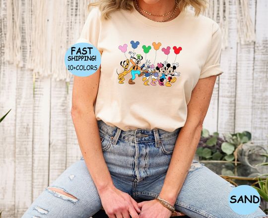 Disney Mickey and Friends Balloon Shirt