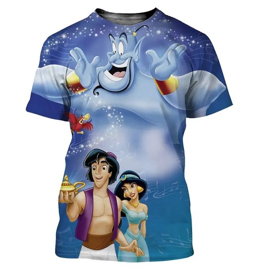 Aladdin Disney Shirt, Disney 3D Printed Shirt