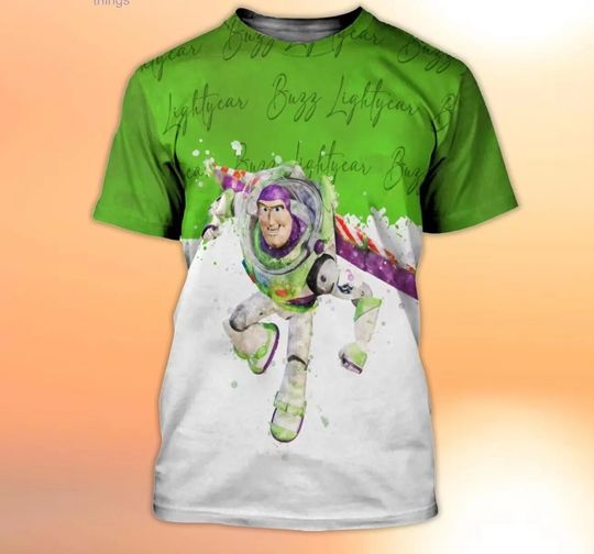 Toy Story Buzz Lightyear Disney Shirt, Disney 3D Printed Shirt