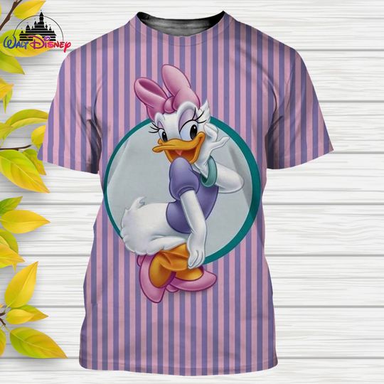 Daisy Duck Disney Shirt, Disney 3D Printed Shirt