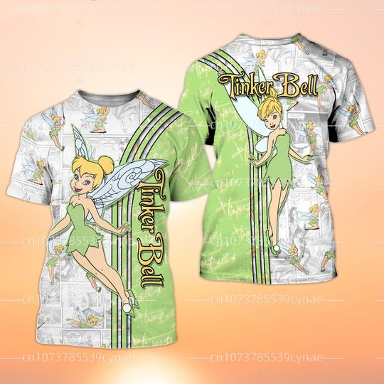 Tinker Bell Disney Shirt, Disney 3D Printed Shirt