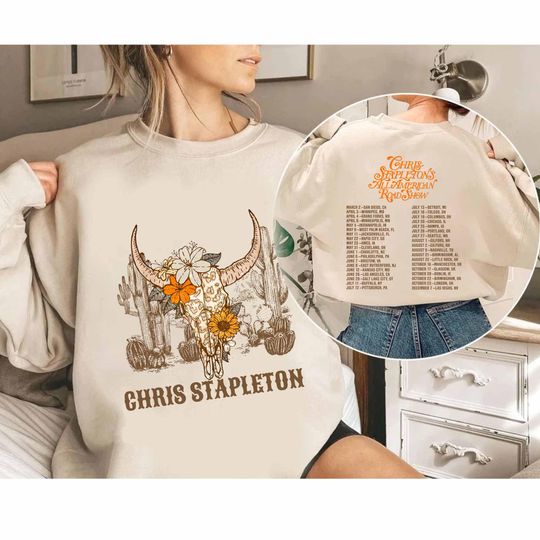 Chris Stapleton All American Road Show 2024 Tour Sweatshirt