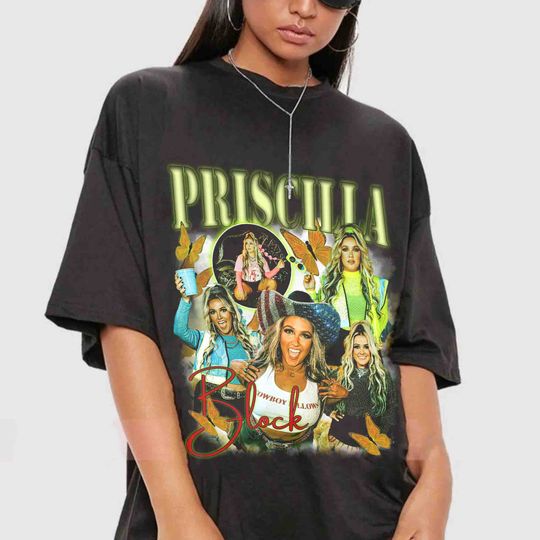 Vintage Priscilla Block 90s Shirt, Retro Priscilla Block Bootleg Shirt