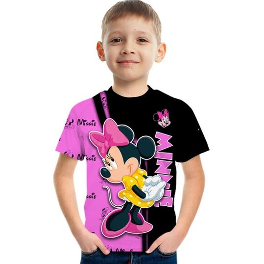 Minnie Mouse Disney Shirt, Disney 3D Printed Shirt