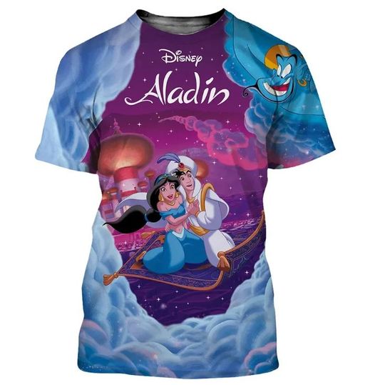 Aladdin Disney Shirt, Disney 3D Printed Shirt