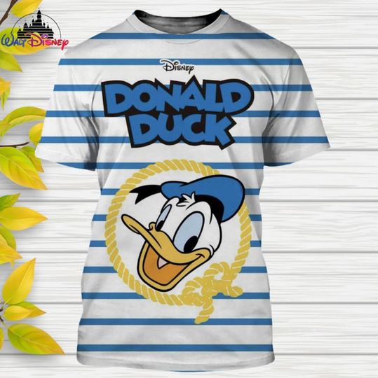 Donald Duck Disney Shirt, Disney 3D Printed Shirt