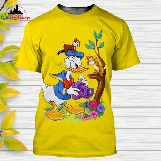 Donald Duck Disney Shirt, Disney 3D Printed Shirt