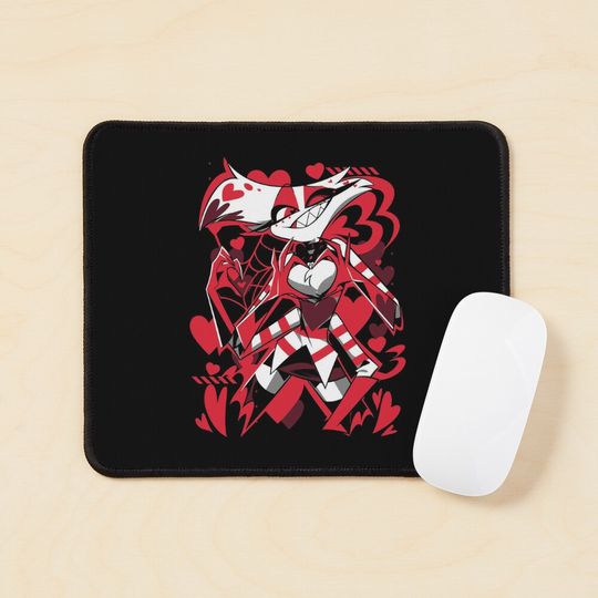 Discover Angel Dust Hazbin Hotel Mouse Pad, Hazbin Hotel Decor