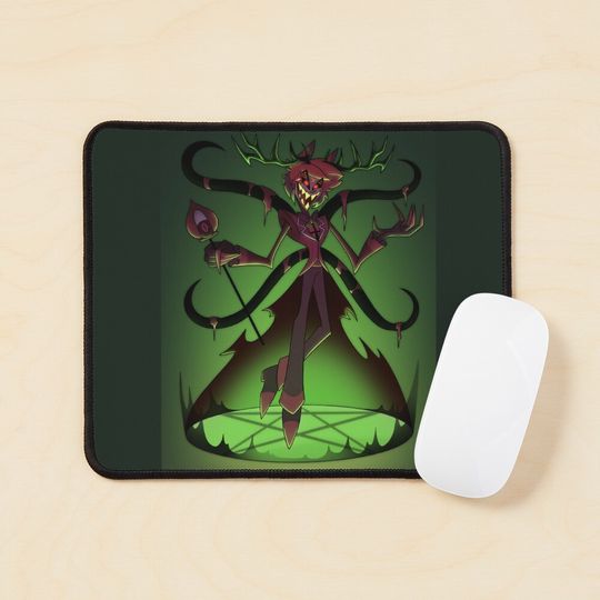 Alastor Hazbin Hotel Mouse Pad, Hazbin Hotel Decor